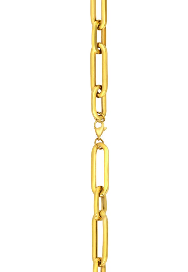 TOMEI Lusso Italia Chain Linked Bracelet, Yellow Gold 916 Fashion