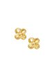 TOMEI Lusso Italia Knotted Flower Earrings, Yellow Gold 916 For Cheap