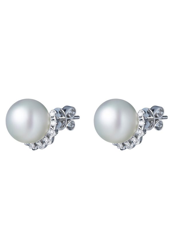 TOMEI Pearl Earrings, White Gold 750 Online