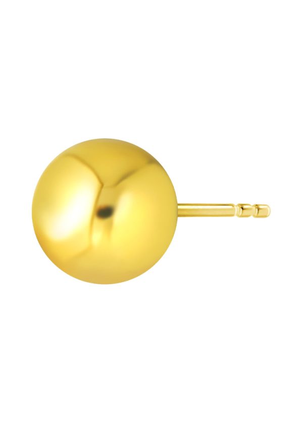 TOMEI Lusso Italia Glowing Ball Earrings, Yellow Gold 916 Cheap