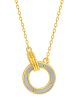 TOMEI Mother-Of-Pearl Circle Necklace, Yellow Gold 999 (5G) Online Hot Sale