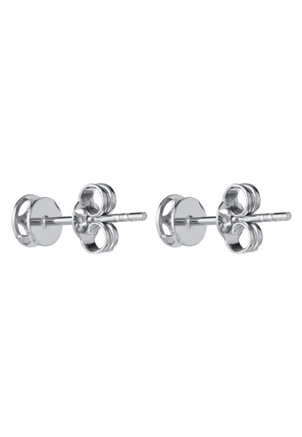 TOMEI Mini Lucky Coin Earrings, White Gold 750 Online Hot Sale