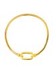 TOMEI Lusso Italia Chomel Oval Bracelet, Yellow Gold 916 Sale