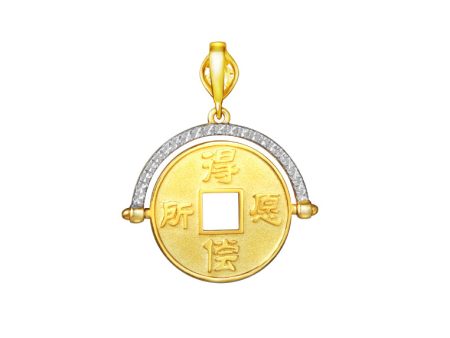 TOMEI Pendant Of Dream Comes True, Yellow Gold 916 Online now