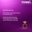 TOMEI EB Evermore Ring For Her, White+Rose Gold 750 Online now