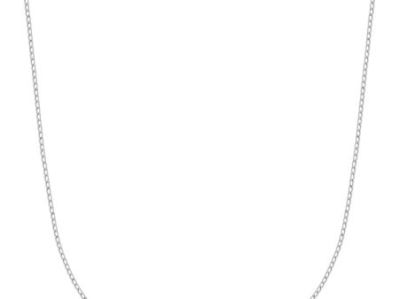 TOMEI Buckle Necklace, White Gold 375 Fashion