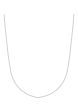 TOMEI Buckle Necklace, White Gold 375 Fashion