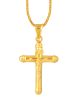 TOMEI Lusso Italia Cross Pendant, Yellow Gold 916 Online Hot Sale