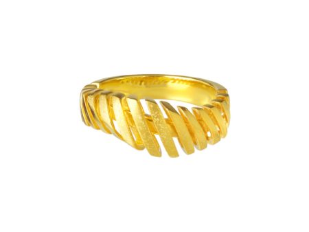 TOMEI Sri Puteri Collection Dominoes Ring, Yellow Gold 916 Online Hot Sale