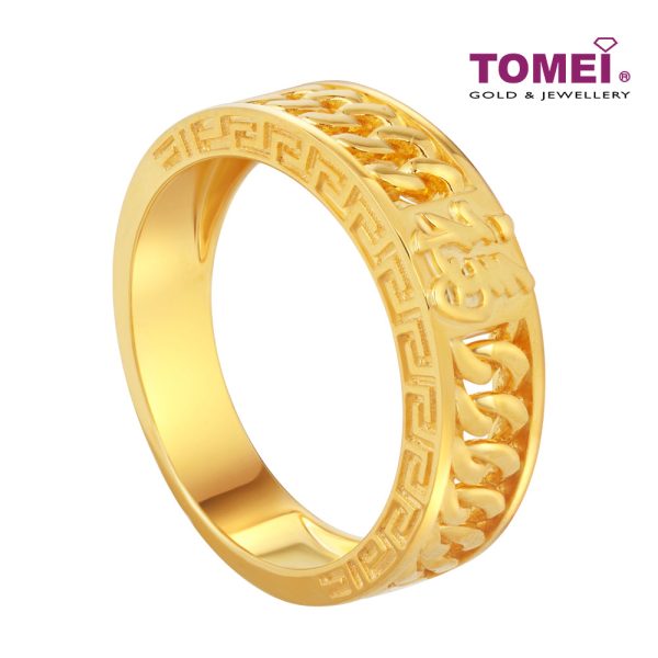 TOMEI Ring Of Blessful, Yellow Gold 916 Hot on Sale