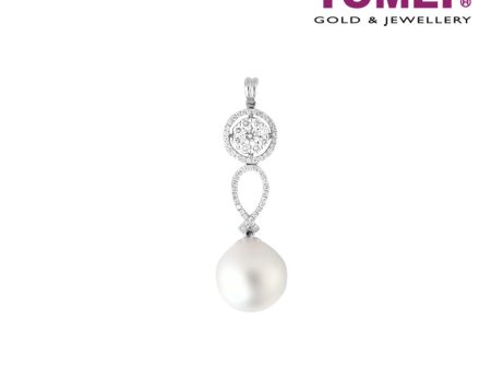 TOMEI Pendant, Diamond Pearl White Gold 750 (P3269) Supply