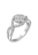 TOMEI Majestically Maestoso Verve Ring, Diamond White Gold 750 (STR1296) Supply