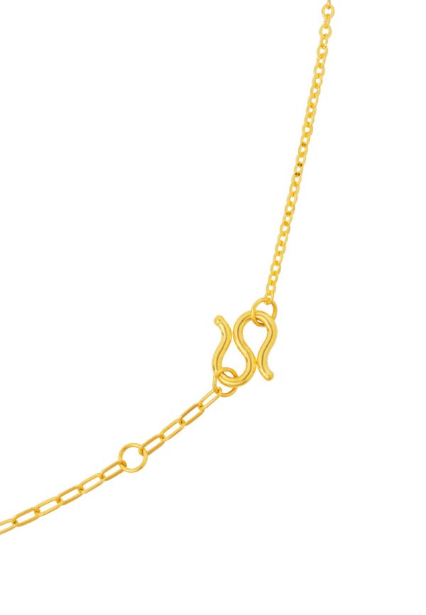 TOMEI X XIFU Love Knot Necklace, Yellow Gold 999 Sale