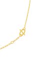 TOMEI X XIFU Love Knot Necklace, Yellow Gold 999 Sale