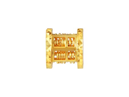 TOMEI Rolling Of Bless Pendant, Yellow Gold 916 Online Sale