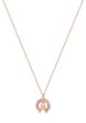 TOMEI Rouge Collection Love Tower Necklace, Rose Gold 750 For Discount