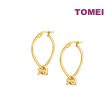 TOMEI Lusso Italia Round Knotted Earrings, Yellow Gold 916 Online