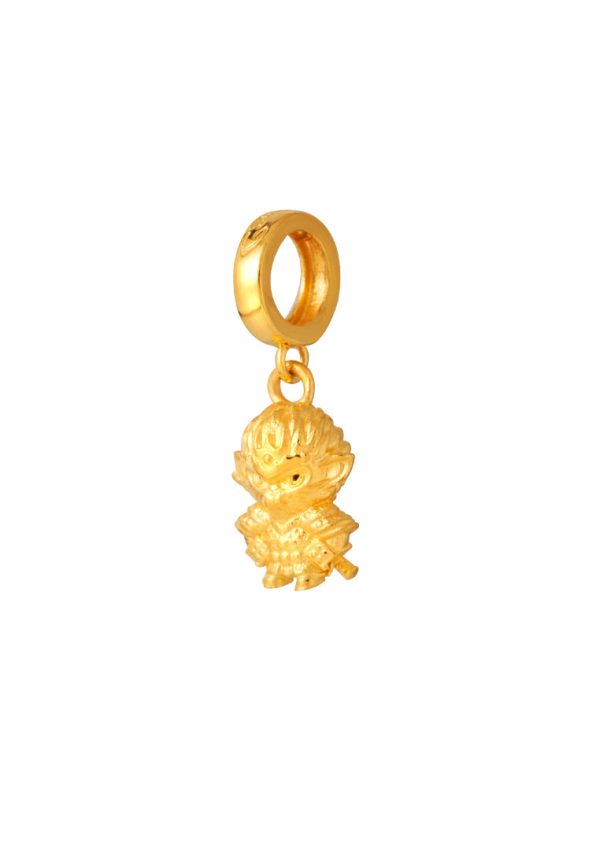 TOMEI Monkey King Charm, Yellow Gold 916 Online Hot Sale