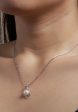 TOMEI Pearl Pendant, White Gold 375 Online