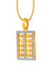 TOMEI Diamond Cut Collection Abacus Pendant, Yellow Gold 916 Online now