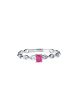 TOMEI Ruby Diamond Ring, White Gold 750 Hot on Sale