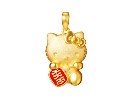 TOMEI X SANRIO Hello Kitty Affluent Pendant, Yellow Gold 916 Online now