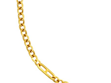 TOMEI Lusso Italia Linking Chain Bracelet, Yellow Gold 916 For Sale