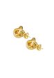 TOMEI Lusso Italia Knotted Triangle Earrings, Yellow Gold 916 Fashion