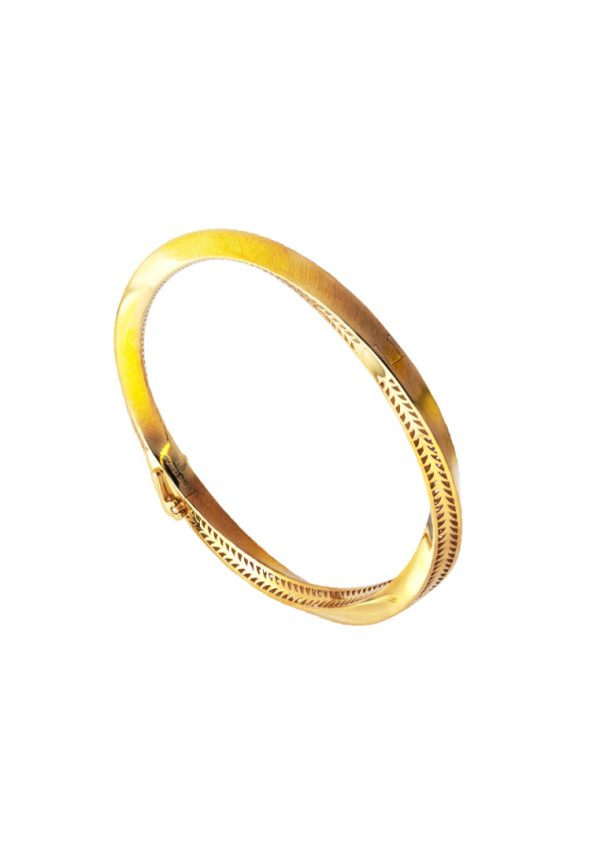 TOMEI Satisfactory Perfect Bangle, Yellow Gold 916 on Sale