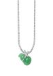 TOMEI Fortunate Gourd Jade Pendant, White Gold 750 on Sale