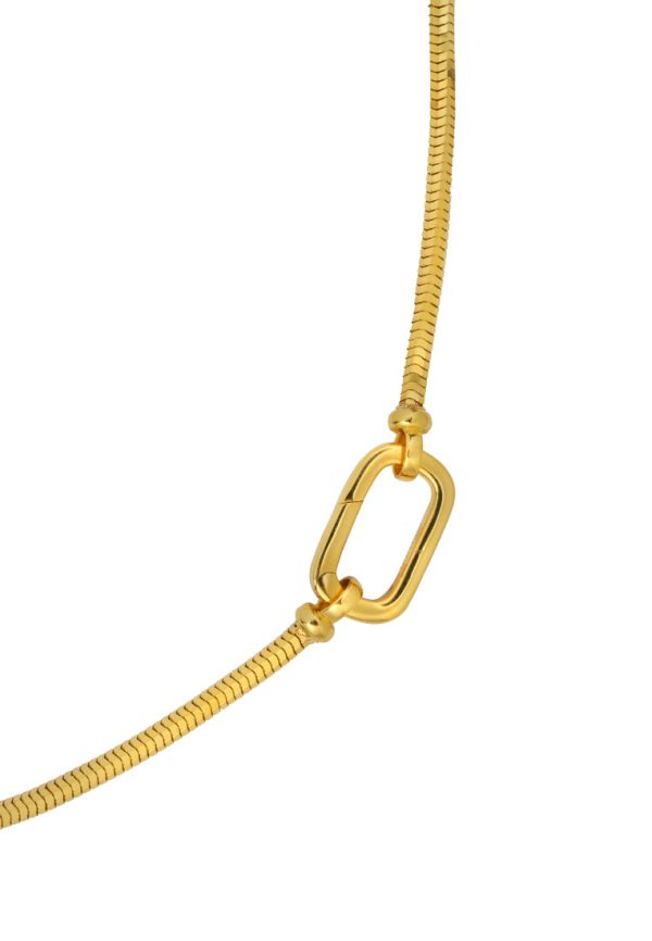 TOMEI Lusso Italia Chomel Necklace, Yellow Gold 916 Online Hot Sale