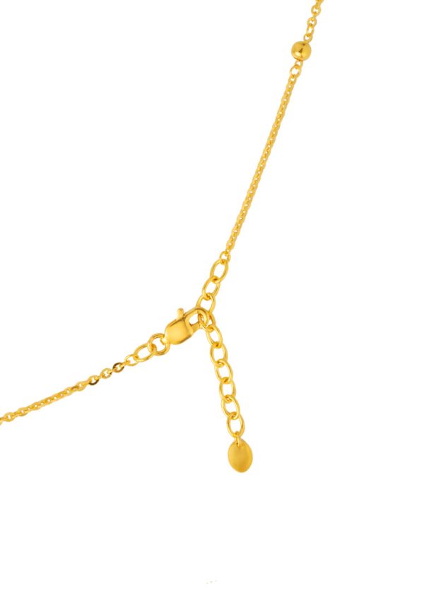 TOMEI Rock n Love Necklace, Yellow Gold 916 Online now