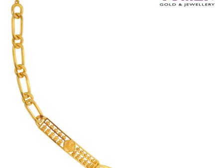 TOMEI Long Abacus Bracelet, Yellow Gold 916 Discount