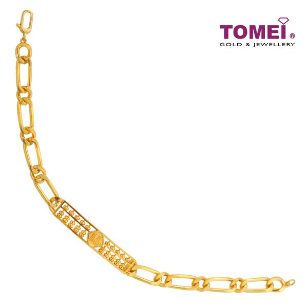 TOMEI Long Abacus Bracelet, Yellow Gold 916 Discount