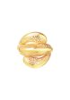 TOMEI Lusso Italia Putri Ring, Yellow Gold 916 For Cheap