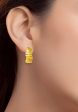 TOMEI Sri Puteri Collection Dominoes Earrings, Yellow Gold 916 Discount