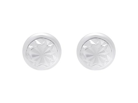 TOMEI Belly Button Earrings, White Gold 585 For Cheap