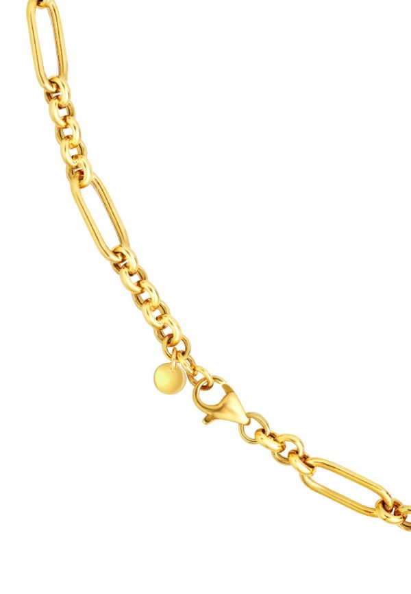 TOMEI Lusso Italia Love Necklace, Yellow Gold 916 Online Hot Sale