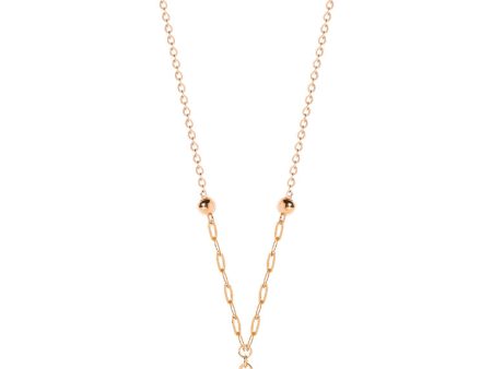 TOMEI Rouge Collection Fu-Zi Necklace, Rose Gold 750 Sale