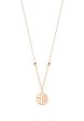 TOMEI Rouge Collection Fu-Zi Necklace, Rose Gold 750 Sale