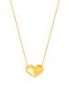 TOMEI Simply Love Necklace, Yellow Gold 916 Supply