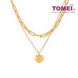 TOMEI Double-layered Necklace, Yellow Gold 999 (5D) on Sale