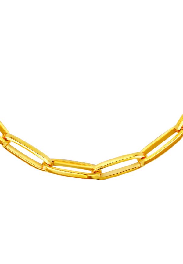 TOMEI Lusso Italia Loop Link Necklace, Yellow Gold 916 Sale