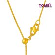 TOMEI Dangle Heart Necklace, Yellow Gold 916 Online