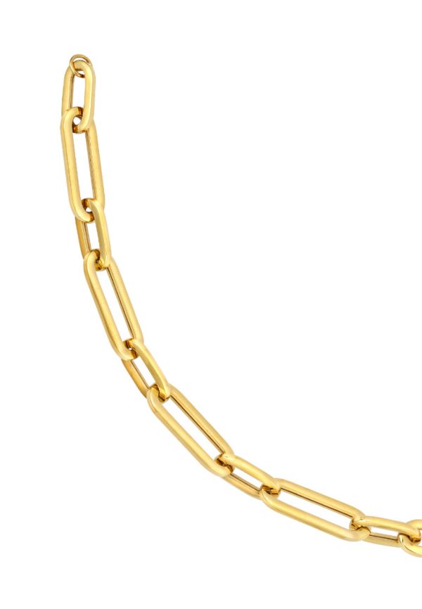 TOMEI Lusso Italia Chain Linked Bracelet, Yellow Gold 916 Fashion