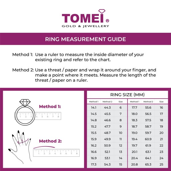 TOMEI Minimalist Heart Diamond Ring, White Gold 375 Online Hot Sale