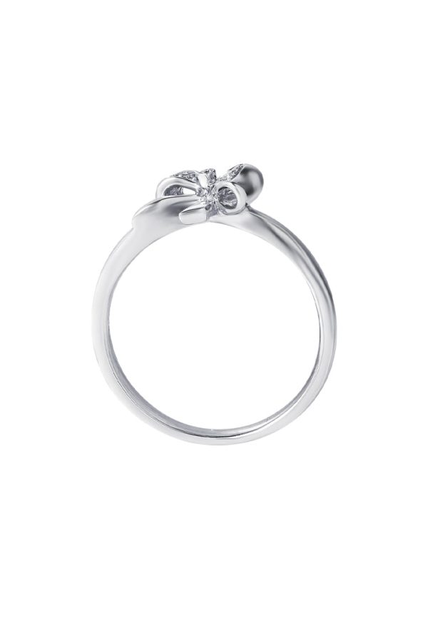 TOMEI Precious Gift Diamond Ring, White Gold 375 For Sale