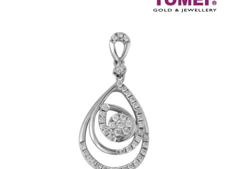 TOMEI Pendant, Diamond White Gold 750 (P4858) Discount