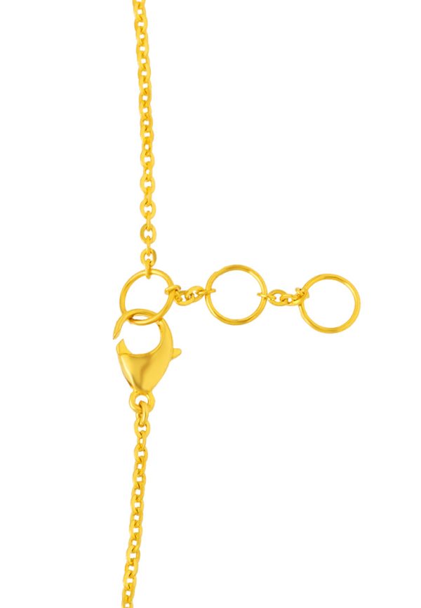 TOMEI Petals of Love Bracelet, Yellow Gold 916 Supply