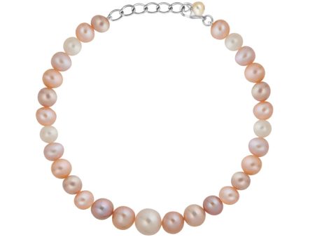 TOMEI Pearlfect Love Single Strand Bracelet I Natural Mixed Pink Online